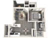 SITE Summit One Bedroom One Bathroom Floor Plan